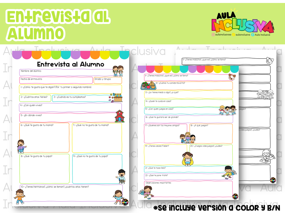 Formato Entrevista al Alumno