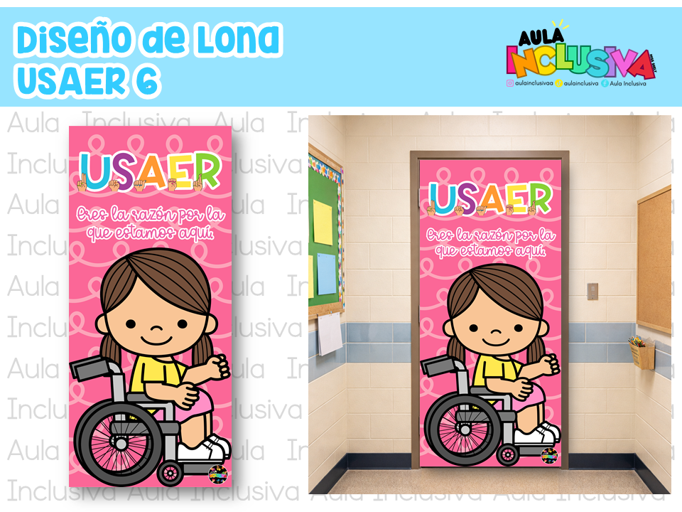 Diseño Lona Puerta USAER 6