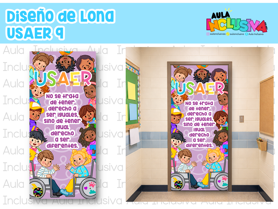 Diseño Lona Puerta USAER 9