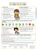 Recomendaciones a familias de Nuevo Ingreso