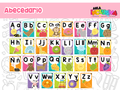 Abecedario Colores Pastel