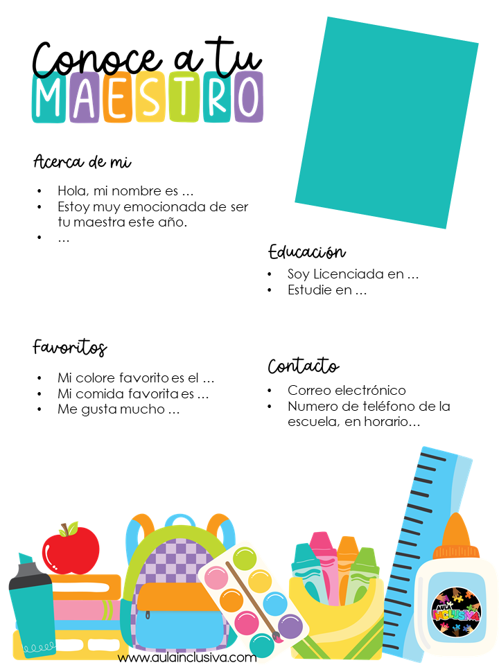 Conoce a tu maestr@