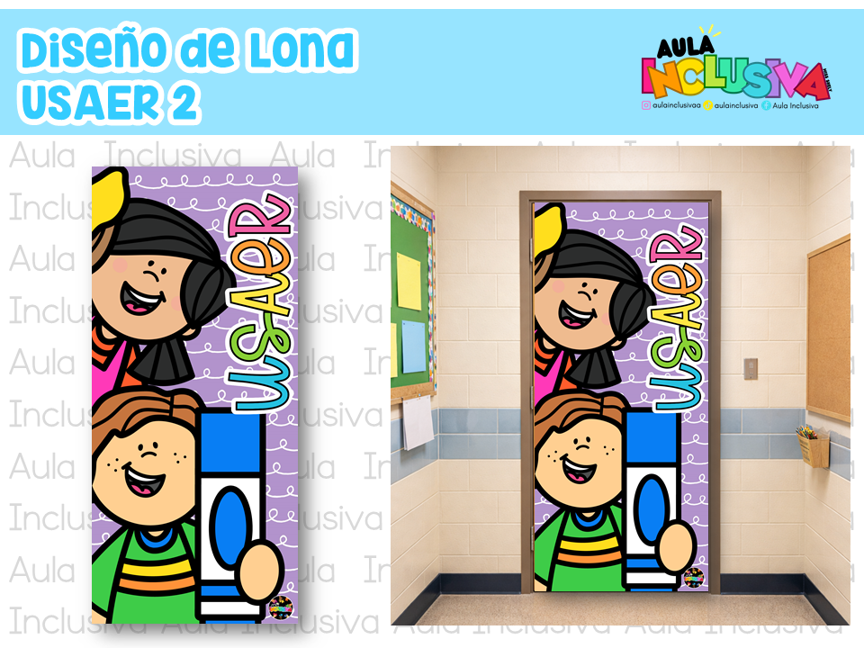 Diseño Lona Puerta USAER 2