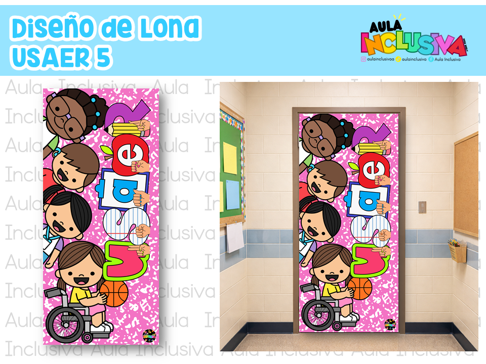 Diseño Lona Puerta USAER 5